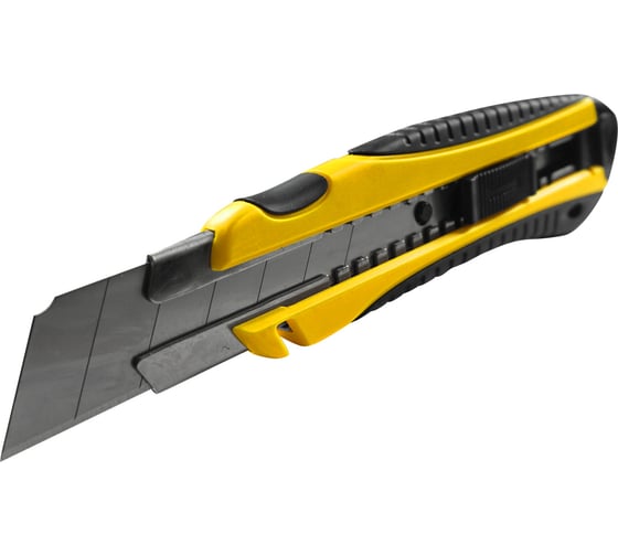 Строительный нож BERGER 25мм, с 3-мя лезвия в комплекте BG1355