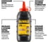 Меловой порошок DEWALT красный, 225 г DWHT47048-9 2