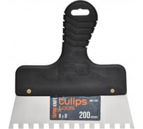 Зубчатый шпатель Tulips tools 200 мм, зуб 8х8 мм IM07-208