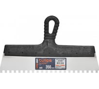 Зубчатый шпатель Tulips tools 350 мм, зуб 8х8 мм IM07-351
