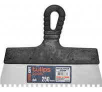 Зубчатый шпатель Tulips tools 250 мм, зуб 6х6 мм IM07-256