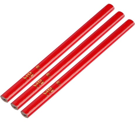 Строительные карандаши  ТУНДРА 180 мм, 3 шт. 5082571