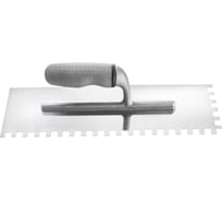 Гладилка HARDY серия 31 Profi, 38x10см, зубчатая 10x10мм, нерж.сталь, ручка 2K 0800-313810