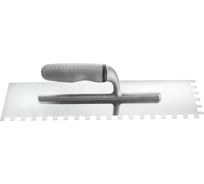 Гладилка HARDY серия 31 Profi, 38x10см, зубчатая 12x12мм, нерж.сталь, ручка 2K 0800-313812