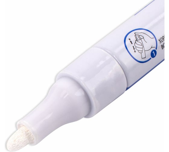 Лаковый маркер-краска BRAUBERG EXTRA paint marker 4 мм, белый, улучшенная нитро-основа, 151978