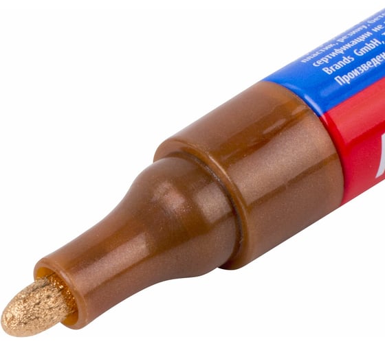 Лаковый маркер-краска BRAUBERG EXTRA paint marker 4 мм, медный, улучшенная нитро-основа, 151988