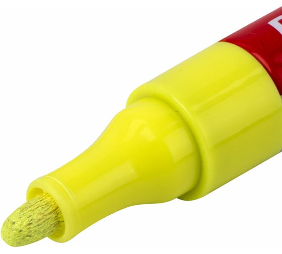 Лаковый маркер-краска BRAUBERG EXTRA paint marker 4 мм, желтый, улучшенная нитро-основа 151984
