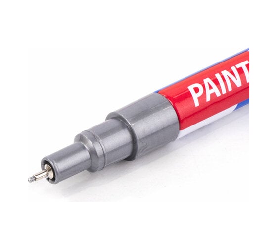 Лаковый маркер-краска BRAUBERG EXTRA paint marker 1 мм, НАБОР 2 цвета, золотой/серебряный, 151989