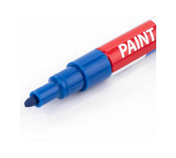 Лаковый маркер-краска BRAUBERG EXTRA paint marker 2 мм, синий, улучшенная нитро-основа, 151970