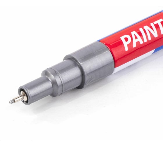 Лаковый маркер-краска BRAUBERG EXTRA paint marker 1 мм, серебряный, улучшенная нитро-основа, 151965