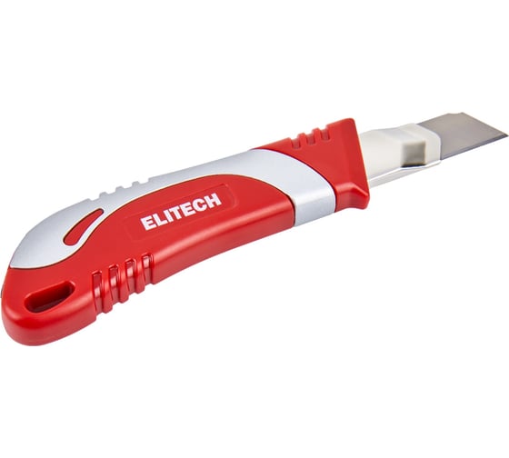 Нож строительный Elitech 18 мм, цинк и ABS пластик 410301 207181