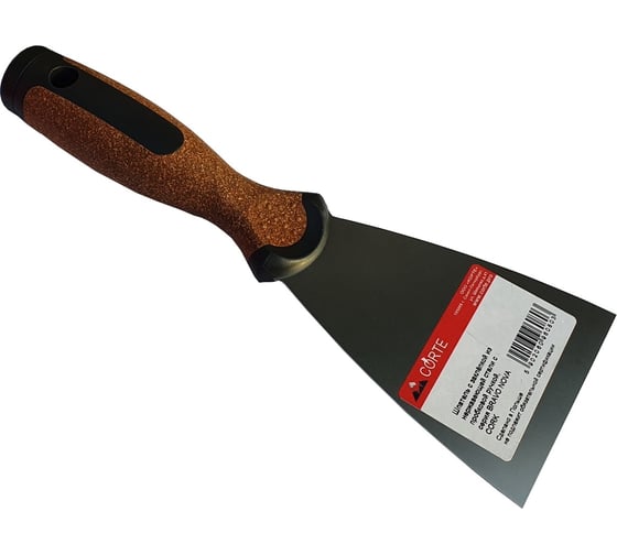 Нержавеющий шпатель с заклёпкой и пробковой ручкой CORTE BRAVO NOVA CORK 60 46006C