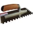 Нержавеющая гребёнка с пробковой ручкой CORTE BRAVO SOFT CORK 13x27, зуб 6x6 42902C 1