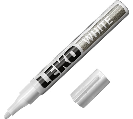 Белый строительный маркер-краска LEKON 011904