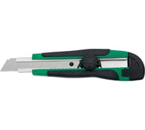 Нож OASIS с сегментированным лезвием Eco 18х100х0,5 мм, обрезиненнный пластиковый корпус 1030601002