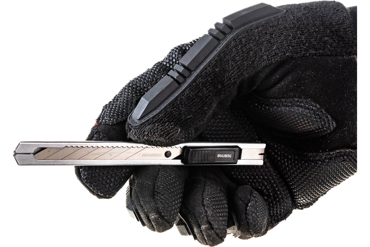 Канцелярский нож BRAUBERG 9 мм Extra 30 металлический лезвие 30 ...