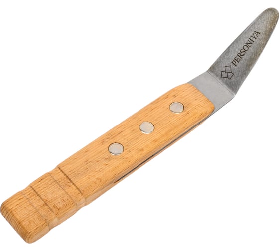 Лопатка Personiya треугольная, 45 гр, с деревянной ручкой, 15 см 7MT0015