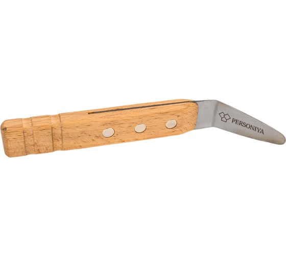Лопатка Personiya треугольная, 45 гр, с деревянной ручкой, 15 см 7MT0015