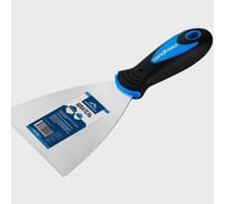 Шпатель vertextools 80мм нержавеющая сталь, двухкомпонентная ручка 1705-080