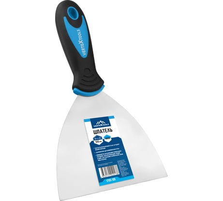 Шпатель vertextools 120 мм, нержавеющая сталь, двухкомпонентная ручка (1/ 12/ 120) 1705-120