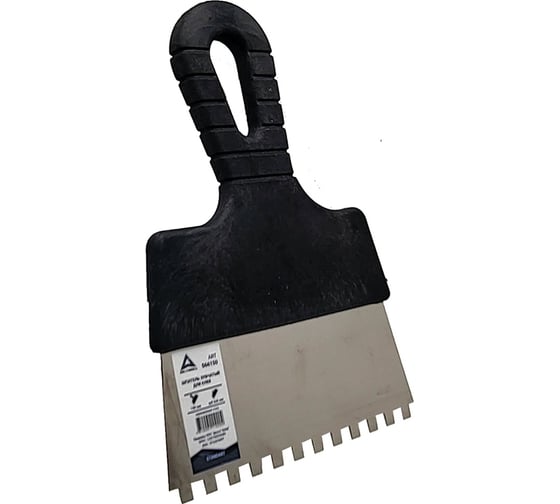 Шпатель для клея DeltaRoll 150 мм, зуб 6х6, нержавейка S66150