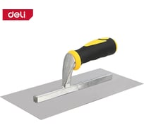 Кельма штукатурная прямоугольная DELI DL509320 280х130 мм, нержавеющая сталь 168454