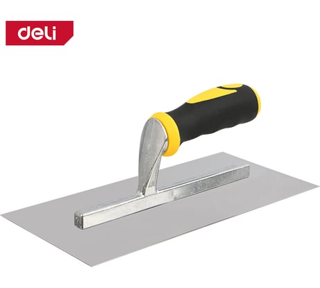 Кельма штукатурная прямоугольная DELI DL509320 280х130 мм, нержавеющая сталь 168454