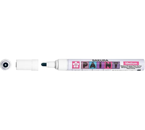 Маркер Sakura Paint  с жидкими чернилами, черный, стержень 2.0мм XPMK-B 49