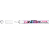 Маркер Sakura Paint с жидкими чернилами, белый, стержень 2.0мм XPMK-B 50