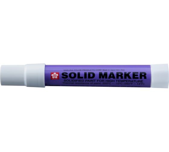 Промышленный маркер Sakura Solid на твердой основе, белый, стержень 12мм XSC 50