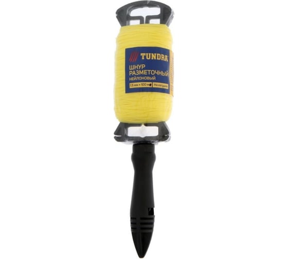 Нейлоновый разметочный шнур TUNDRA на катушке, 1.5 мм х 100 м 5308242