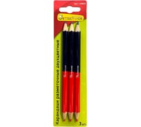 Разметочные карандаши Jetservice двухцветные, 3 шт 134823