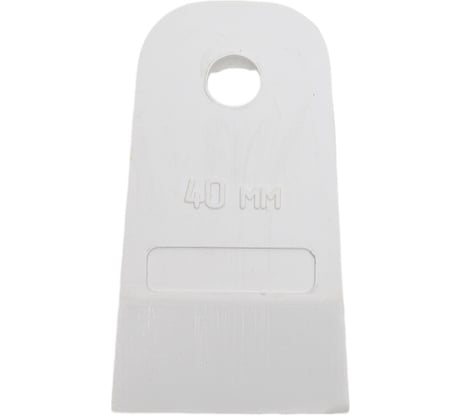 Шпатель РемоКолор резиновый, белый, 40мм, 12-2-109