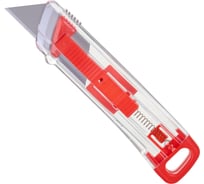 Нож безопасный TOPFORT с фикс. 19мм шир.трапец.+д/вскр.упак.матер,ABS+TPR 1978832