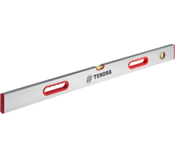Правило-уровень TUNDRA алюминиевое, 2 глазка, 2 рукоятки, 1 м 1123621