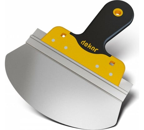 Шпатлевочная лопатка DEKOR HASSAN для ведра 20см, пластиковая ручка, DEKOR 1941