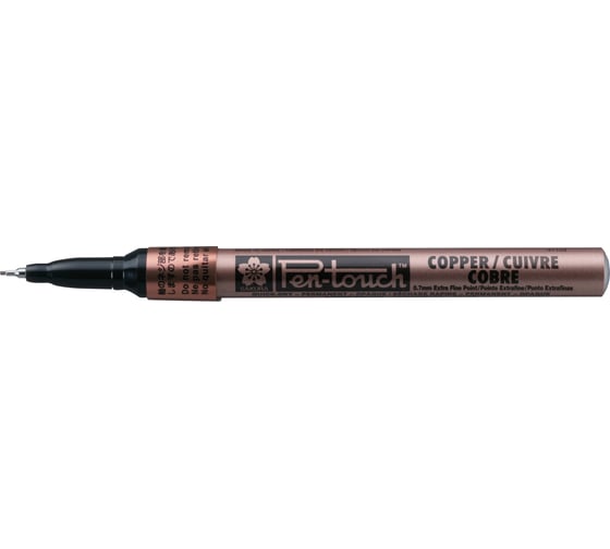 Маркер SAKURA Pen-Touch супертонкий стержень, 0.7мм, Медный 41103