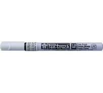 Маркер SAKURA Pen-Touch тонкий стержень, 1.0мм, Белый 42300(SE)