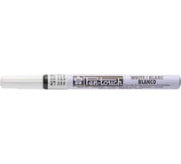 Маркер SAKURA Pen-Touch супертонкий стержень, 0.7мм, Белый 42100