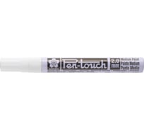 Маркер SAKURA Pen-Touch тонкий стержень, 2.0мм, Белый 42500