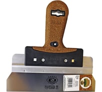 Нержавеющий шпатель фасадный 220мм ручка пробка Olejnik 123922-K