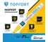Маркер лаковый TOPFORT Industrial 1 мм, желтый 1827859 4