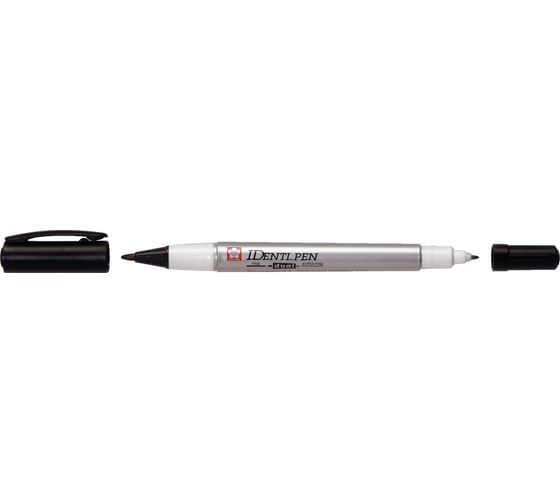 Маркер SAKURA Identi Pen двусторонний, перманентный, стержень 0.4-1.0мм, Черный XYK-T 49
