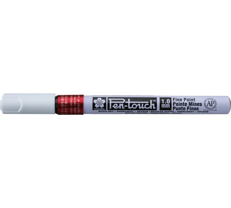 Маркер SAKURA Pen-Touch тонкий стержень 1.0мм, Красный XPMKA 19
