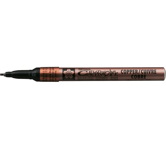 Маркер SAKURA Pen-Touch Calligrapher тонкий стержень 1.8мм, Медный XPSK-C 54