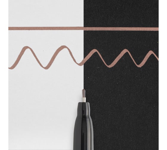 Маркер SAKURA Pen-Touch Calligrapher тонкий стержень 1.8мм, Медный XPSK-C 54