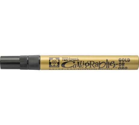 Маркер SAKURA Pen-Touch Calligrapher средний стержень 5.0мм, Золотой XPFK-C 51