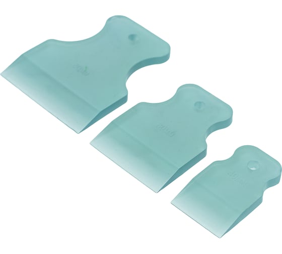 Шпатели силиконовые Политех Expert (набор 40 мм, 60 мм, 80 мм 1055006