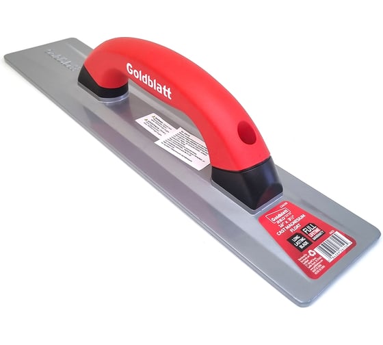 Гладилка для бетона Goldblatt RED литая, магниевая 406х89 мм G26150 1