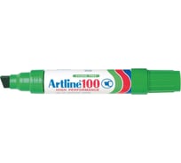 Промышленный маркер Artline 100 с широким наконечником, 7,5-12 мм, зеленый EK100-338